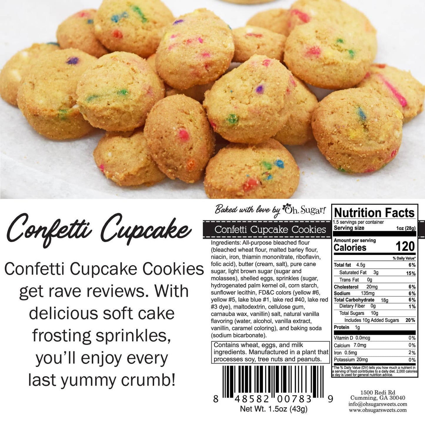 Oh, Sugar! - Cookies - Fall Small Cookie Bag Asst. #1