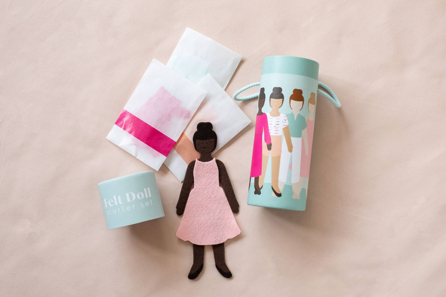 Lowercase Toys - Felt Doll - Starter Girl in Cocoa