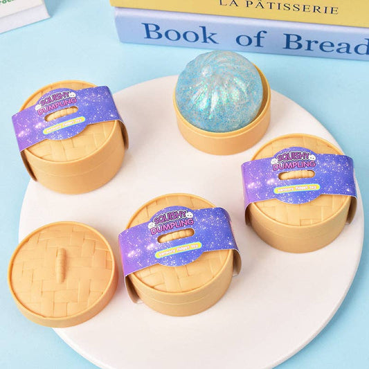 Liffy - Sparkle Bead Filled Dumpling Shape Fidget Stress Toy