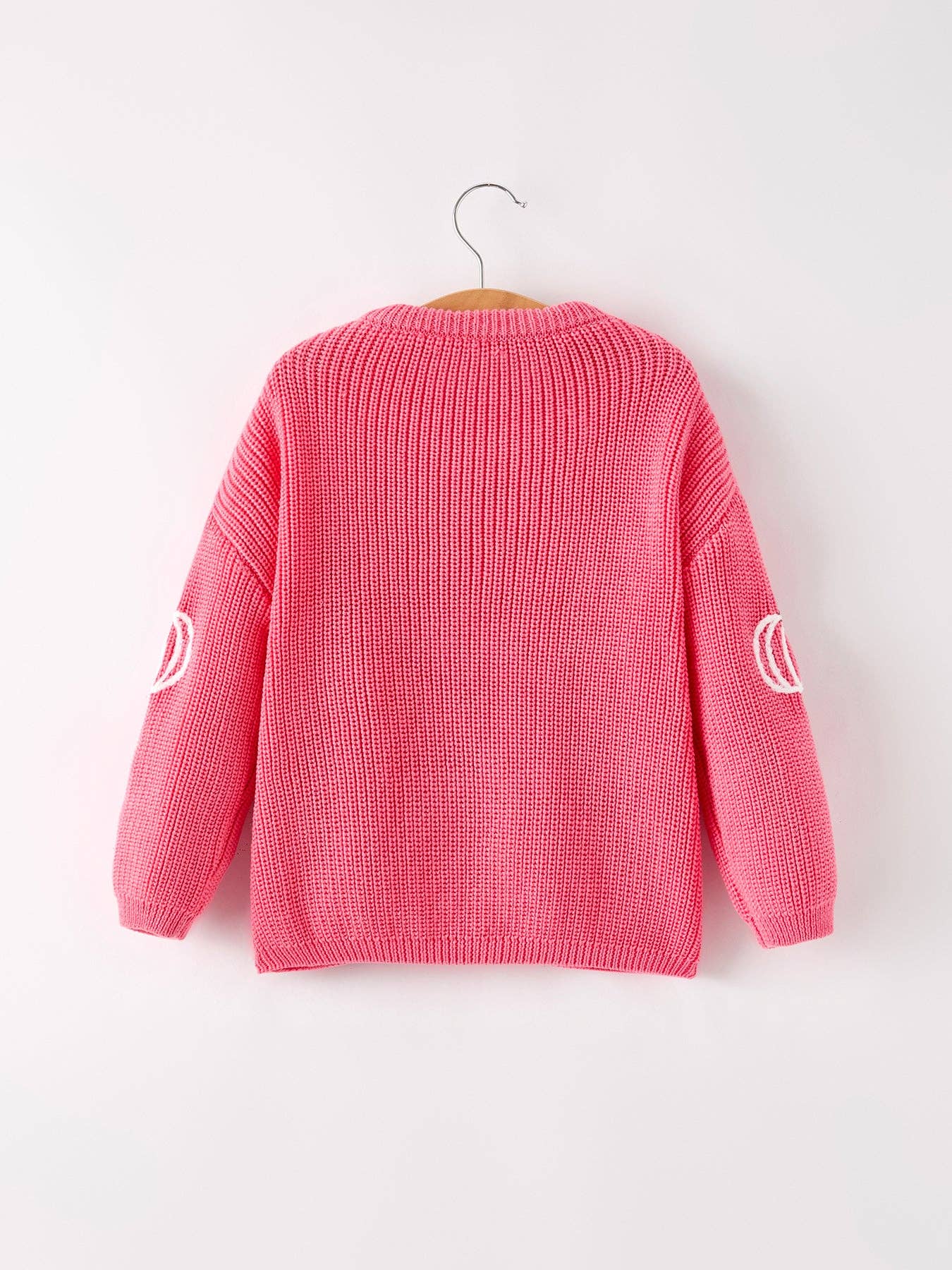 Rylee Faith Designs - (Pre-order)Fall Girls Thanksgiving Halloween Pumpkin Pink Pullover Sweater