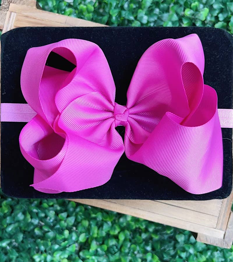 6.5"HEADBAND BOW! CHOOSE YOUR FAVORITE COLOR.HB-2024H2