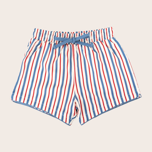 Saint Ida - Americana Stripe Swim Shorts