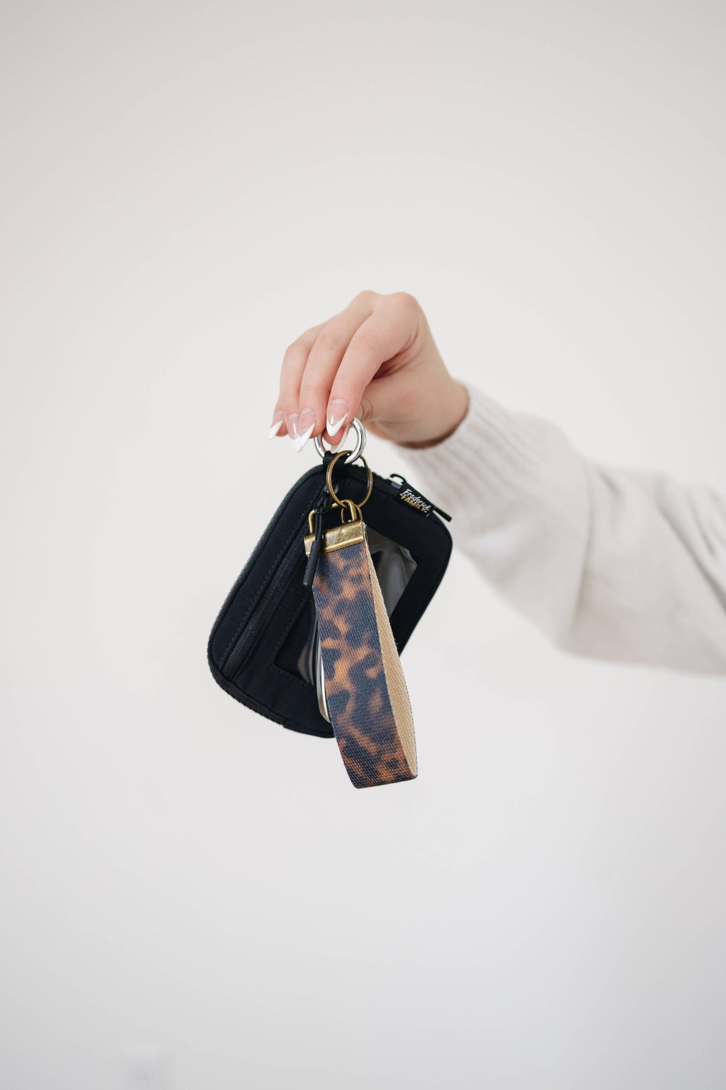 Frederick Family Co. - Canvas Wristlet Lanyard Keychain - Car Key Fob Holder