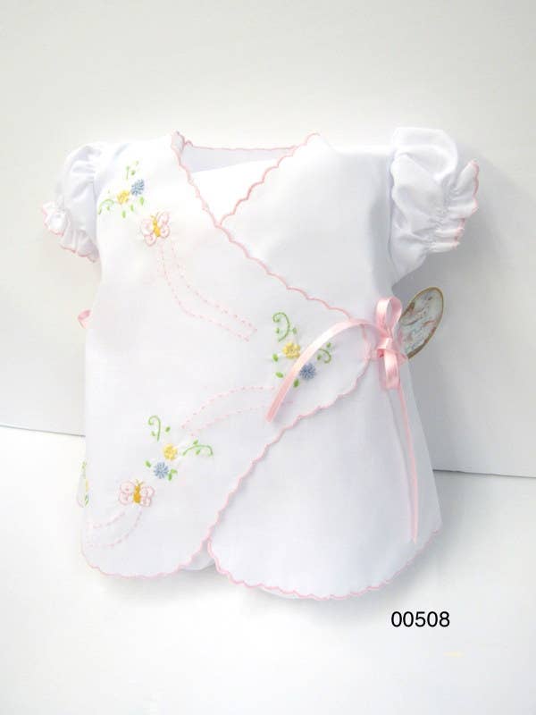 00508 Sweet Butterfly Wrap Baby Dress