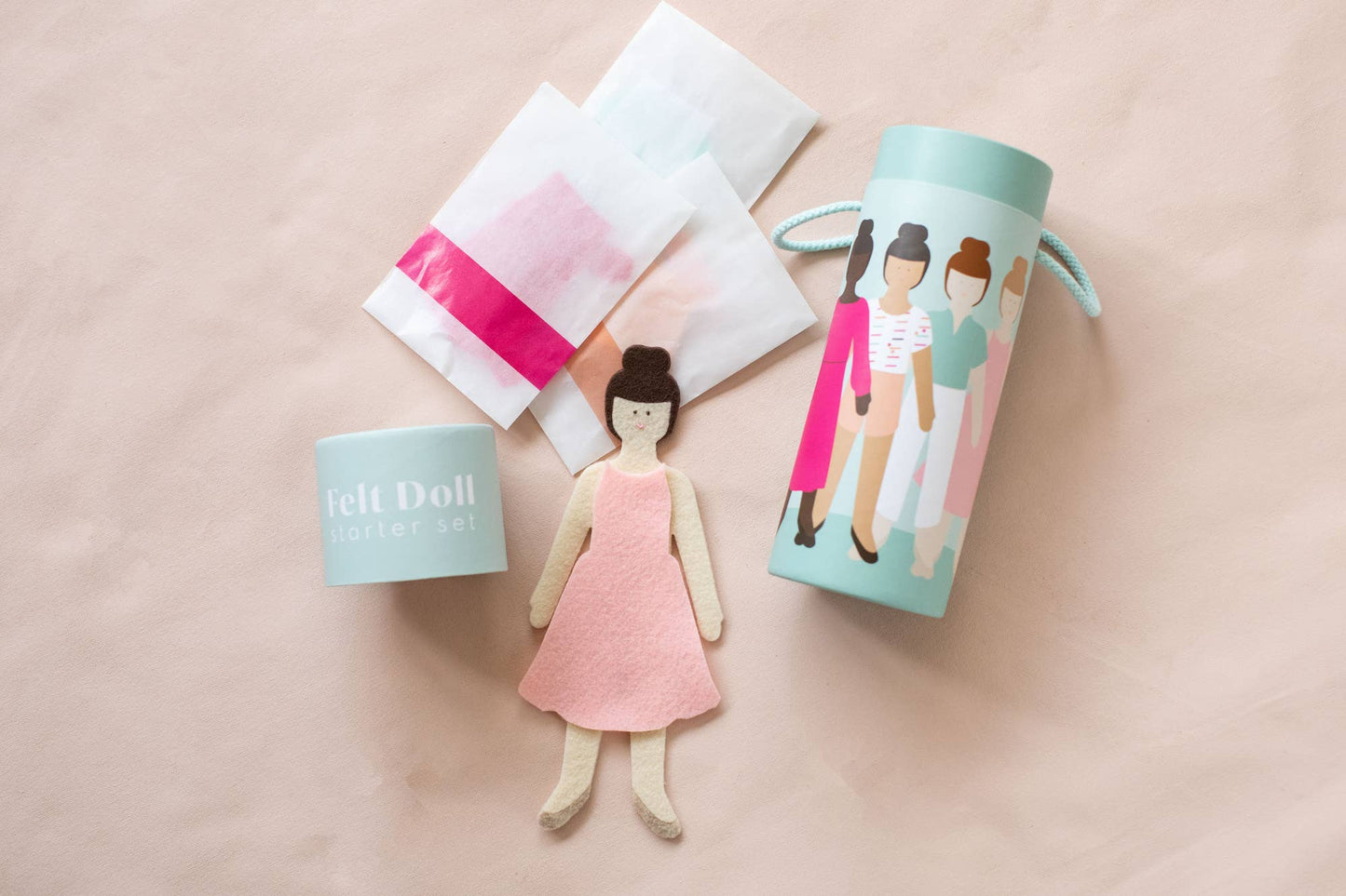 Lowercase Toys - Felt Doll - Starter Girl in Hazelnut