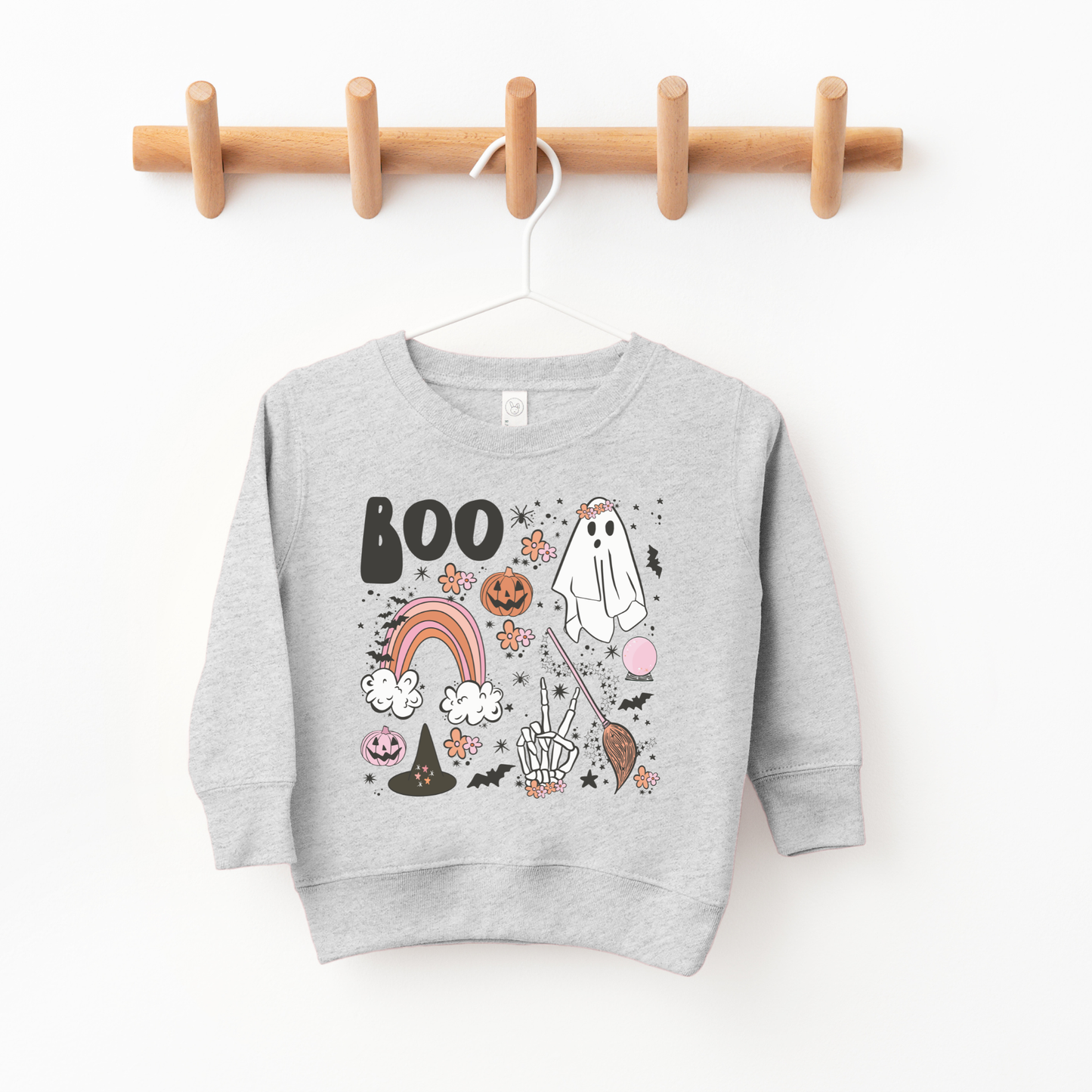 Benny & Ray Apparel - Halloween Favorites Spooky Boo Toddler and Youth Sweatshirt