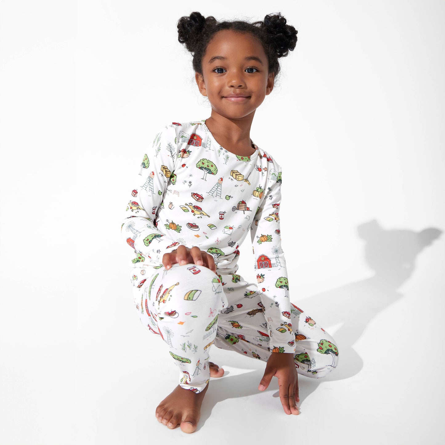 Bellabu Bear - Fall Vibes Bamboo Kids Pajamas