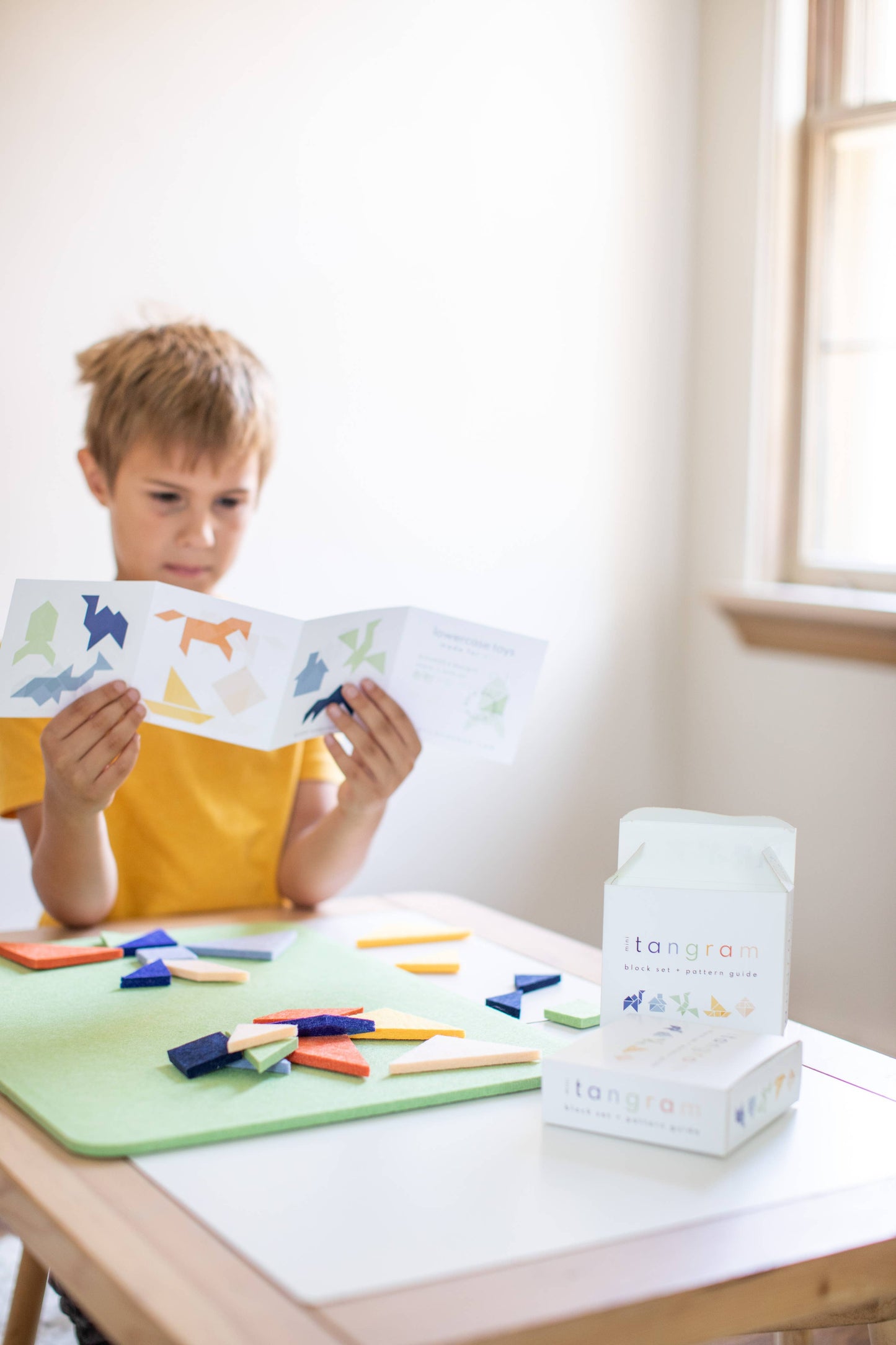 Lowercase Toys - Mini Tangram Block Set