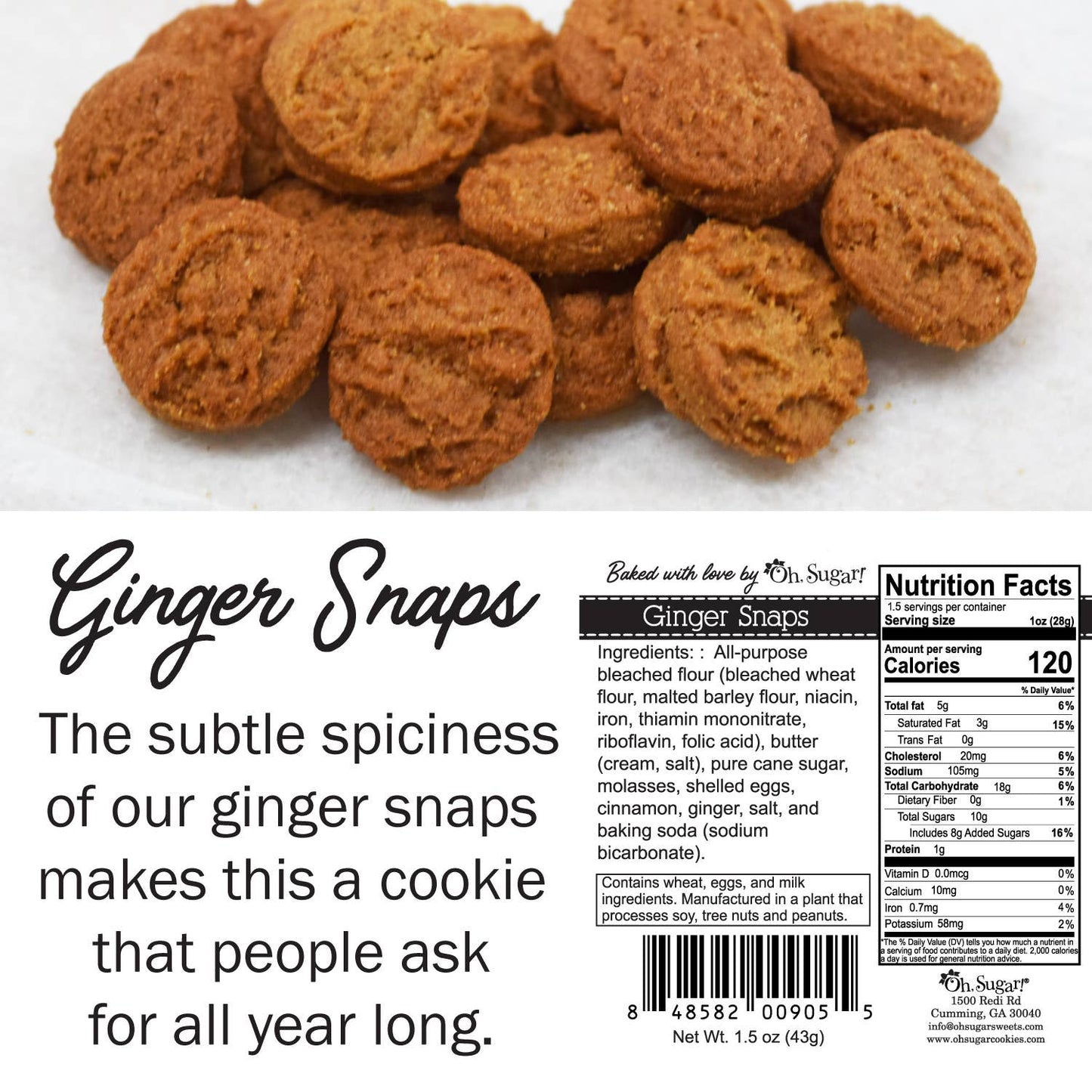 Oh, Sugar! - Cookies - Fall Small Cookie Bag Asst. #1
