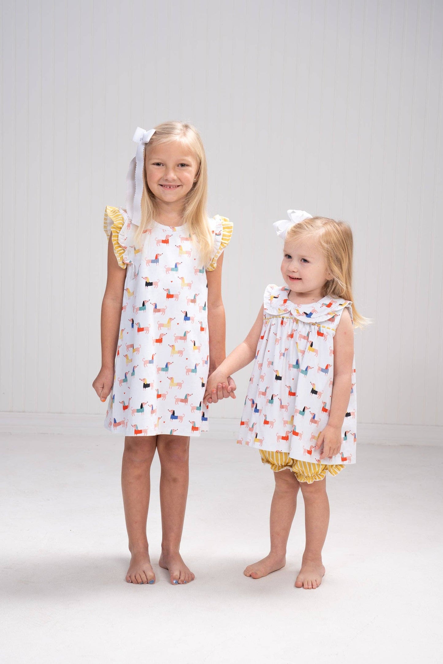 The Oaks Apparel Company - Ava Darling Pups Bloomer Set