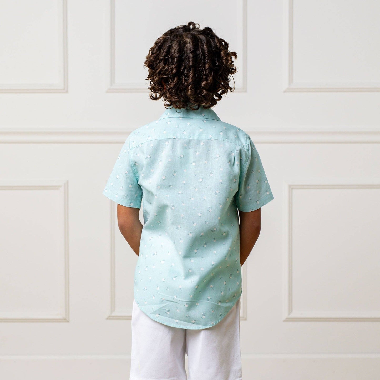Linen Short Sleeve Button Down Shirt