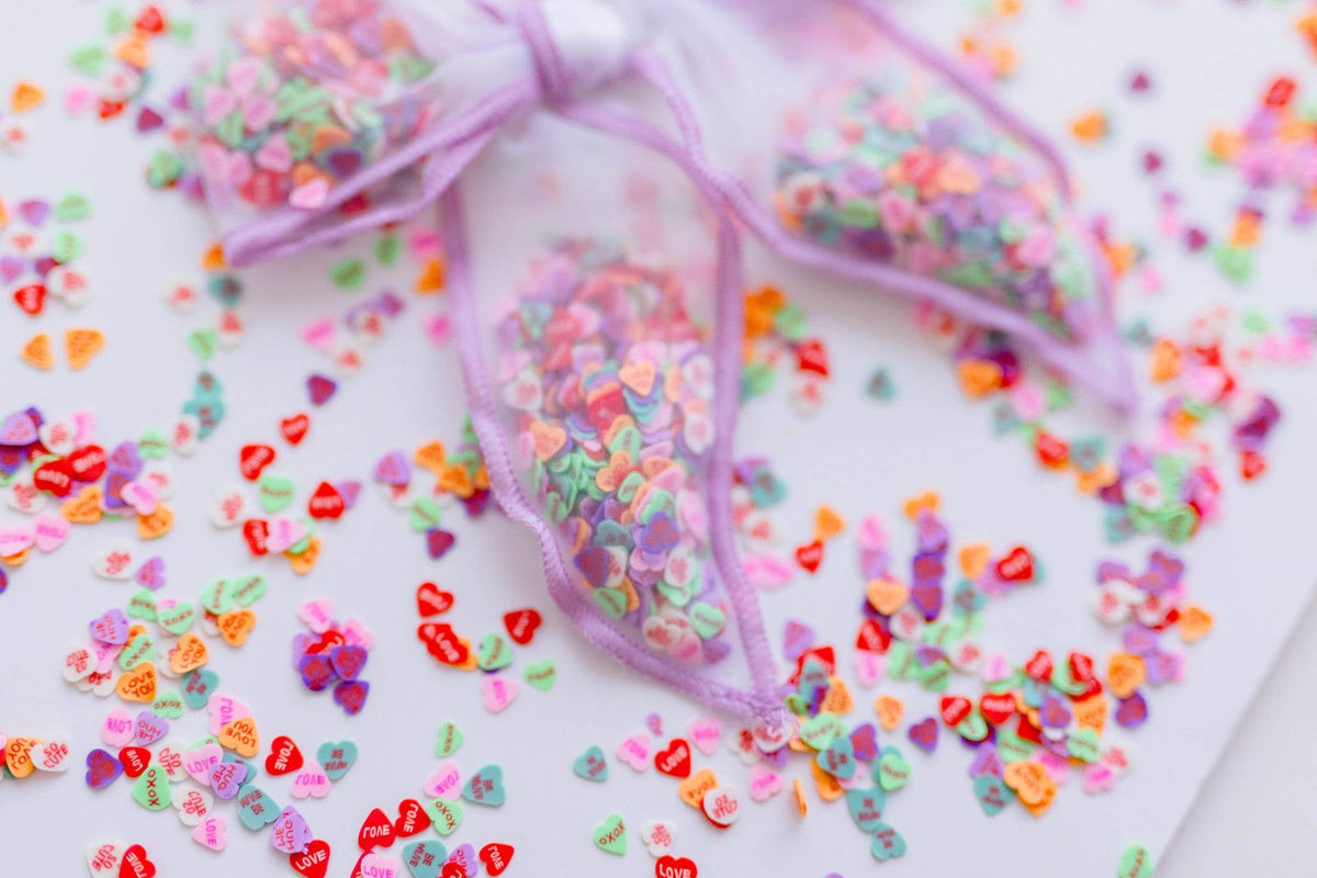 Cheeky Plum - Mesh Shaker Bow - Sweetheart