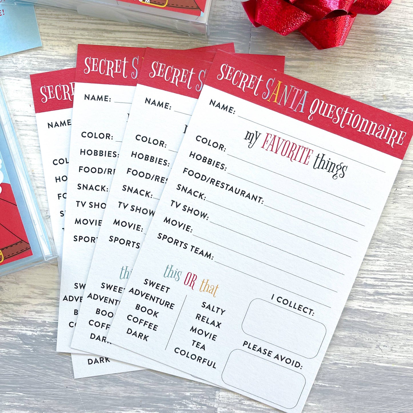 The Paxton Press - Secret Santa Activity Kit