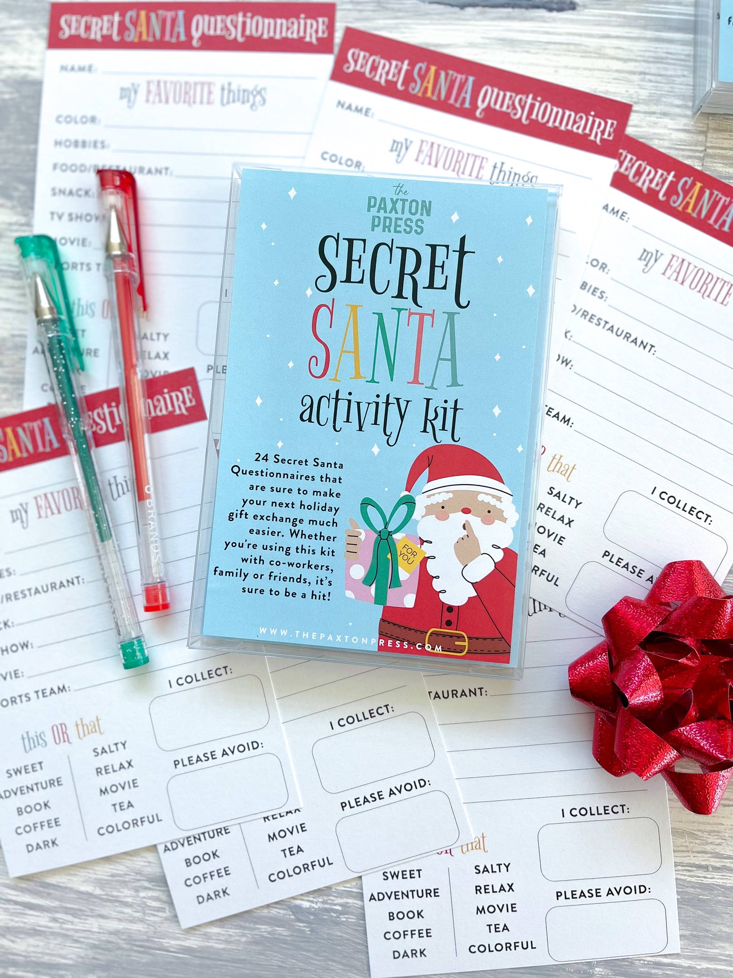 The Paxton Press - Secret Santa Activity Kit