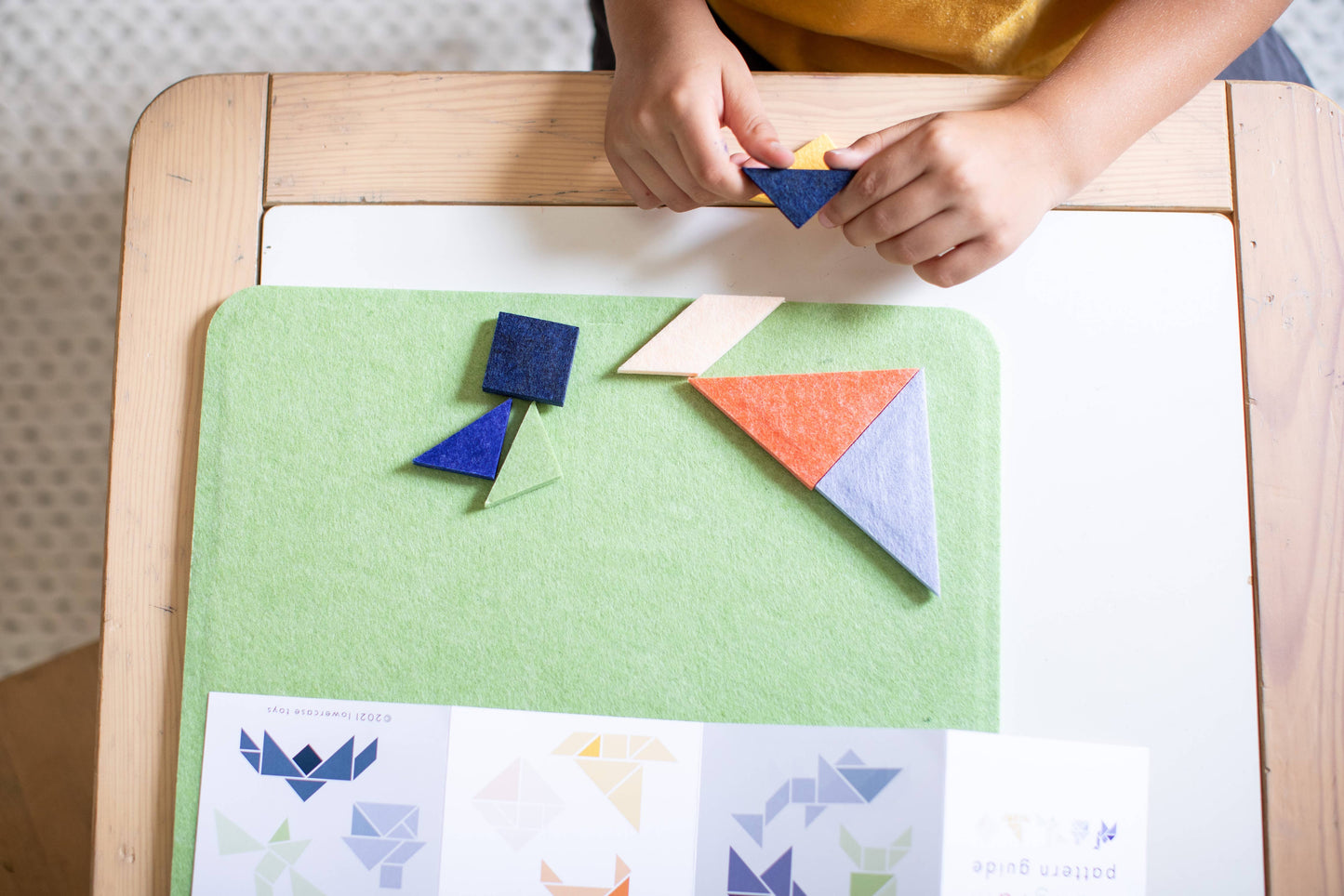 Lowercase Toys - Mini Tangram Block Set