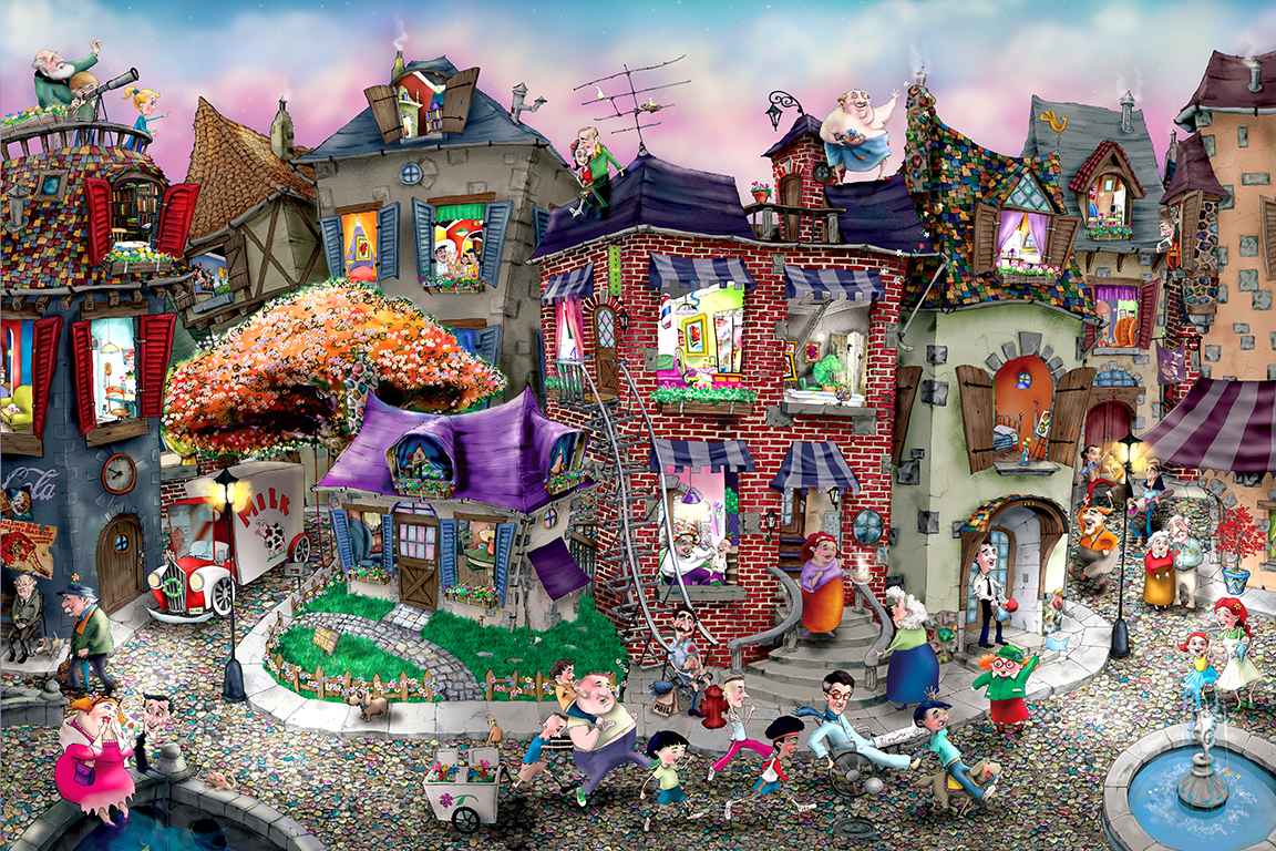 Mark Ludy Art Books & Games - The Flower Man | A Wordless Picture Book