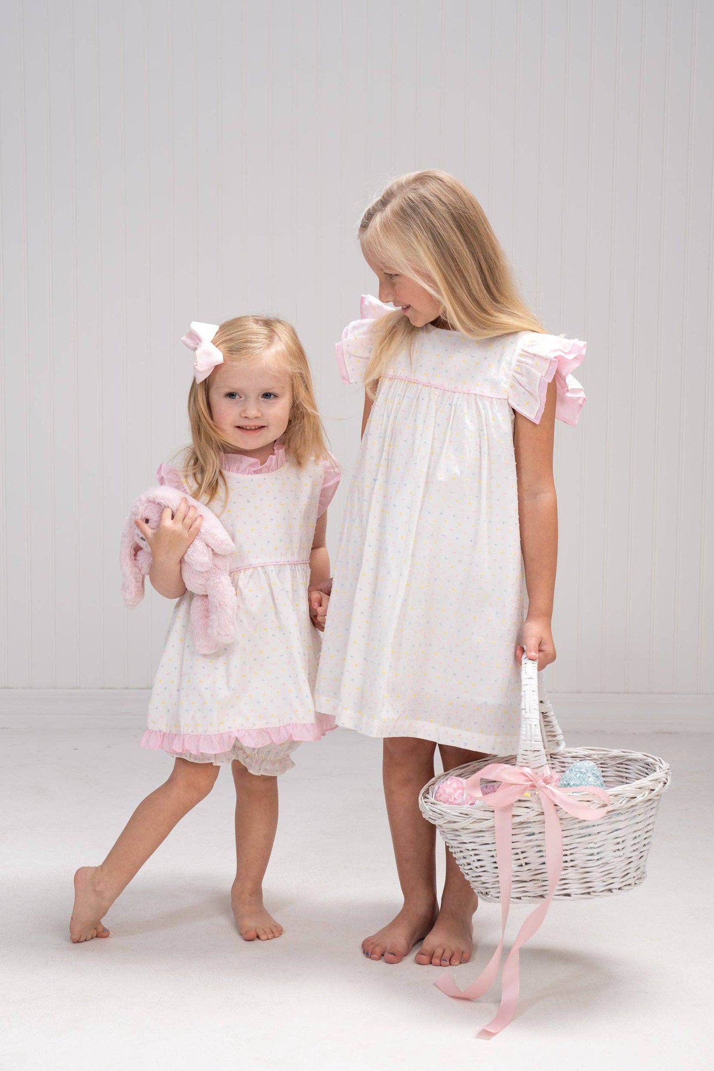 The Oaks Apparel Company - Tara Pastel Swiss Dot Dress