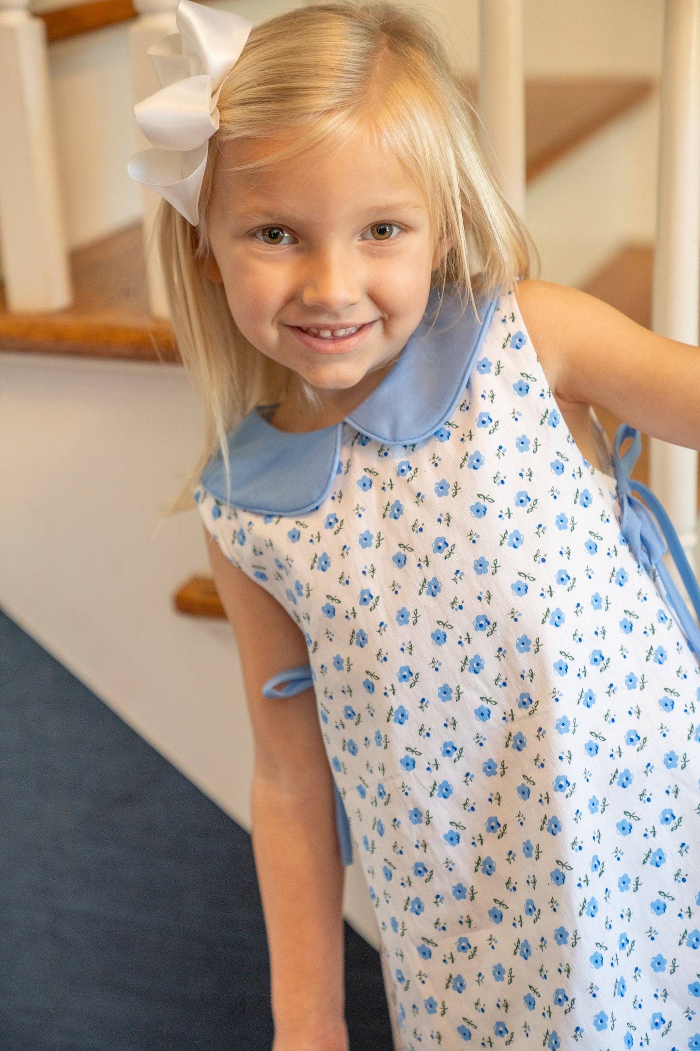 Darcy Blue & Green Floral Dress