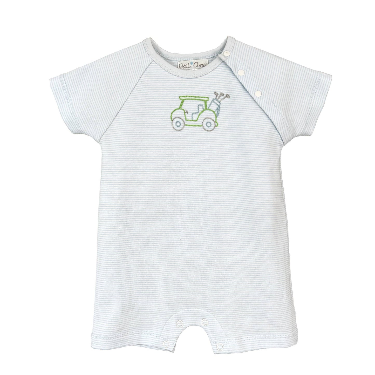 Petit Ami & Zubels - Golf Embroidered Knit Romper