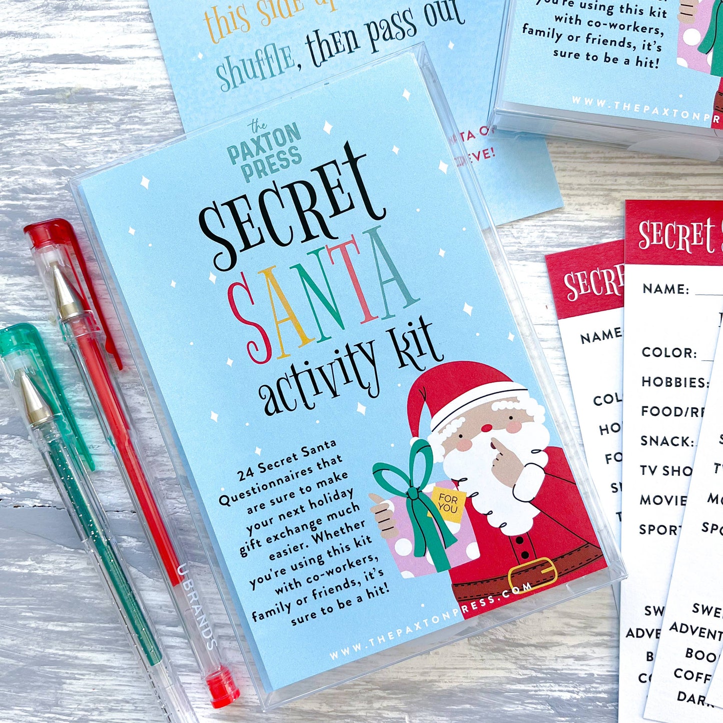 The Paxton Press - Secret Santa Activity Kit