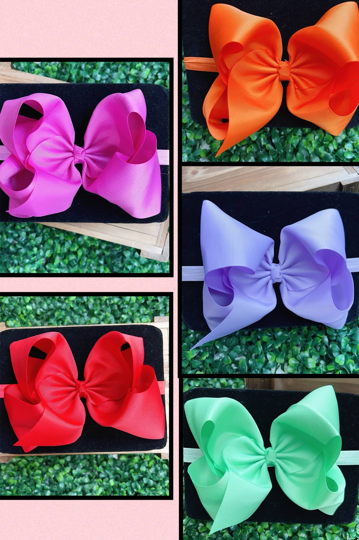 6.5"HEADBAND BOW! CHOOSE YOUR FAVORITE COLOR.HB-2024H2