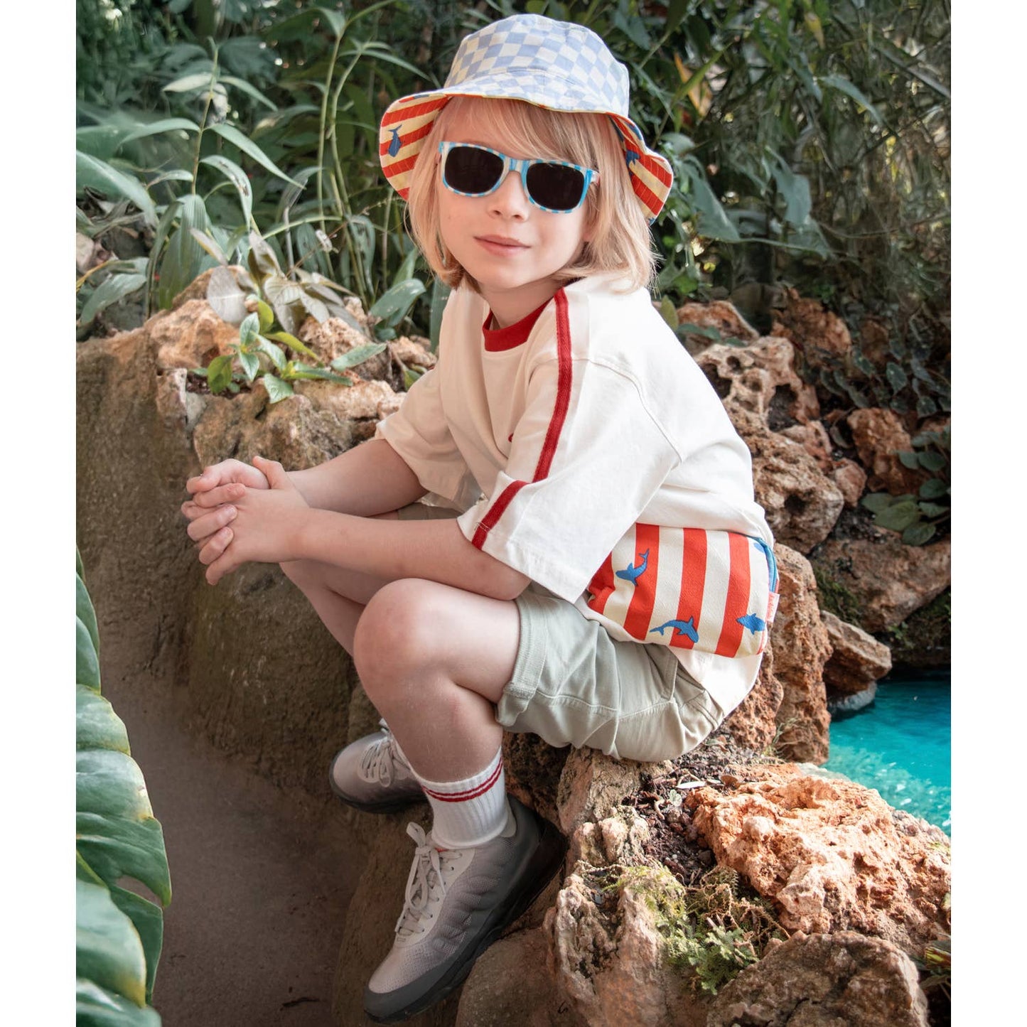 Rockahula Kids - Shark Reversible Bucket Hat 3-6 Years