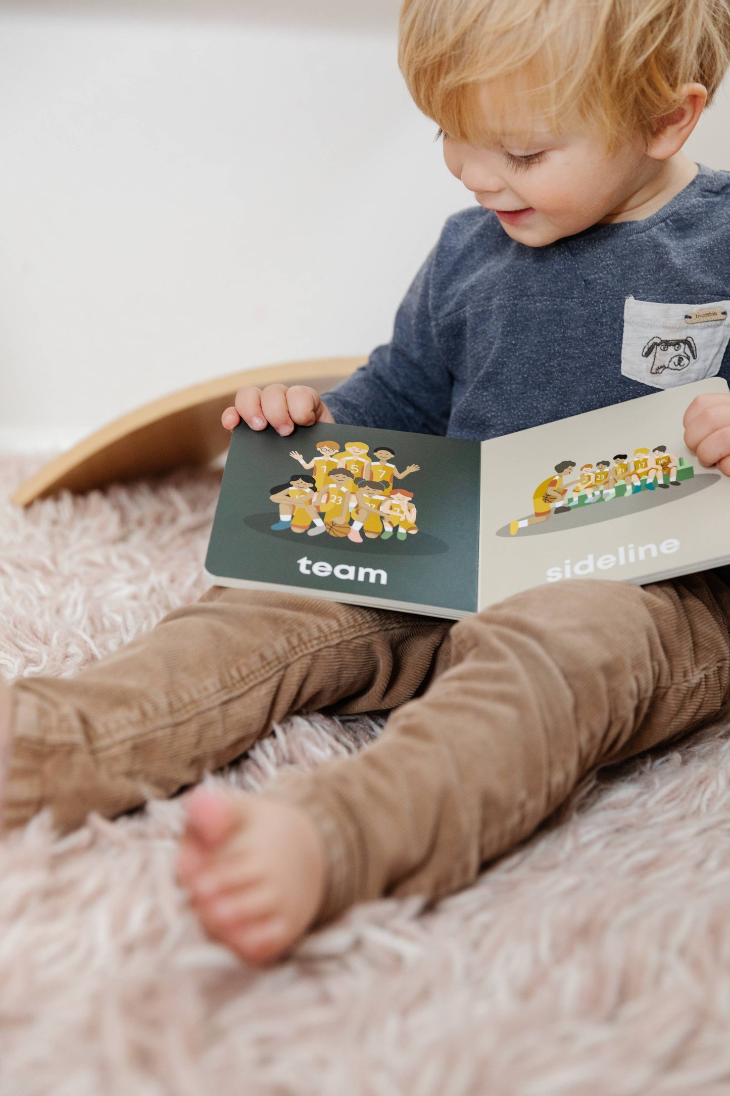 Left Hand Book House - Basketball Baby- Board Book