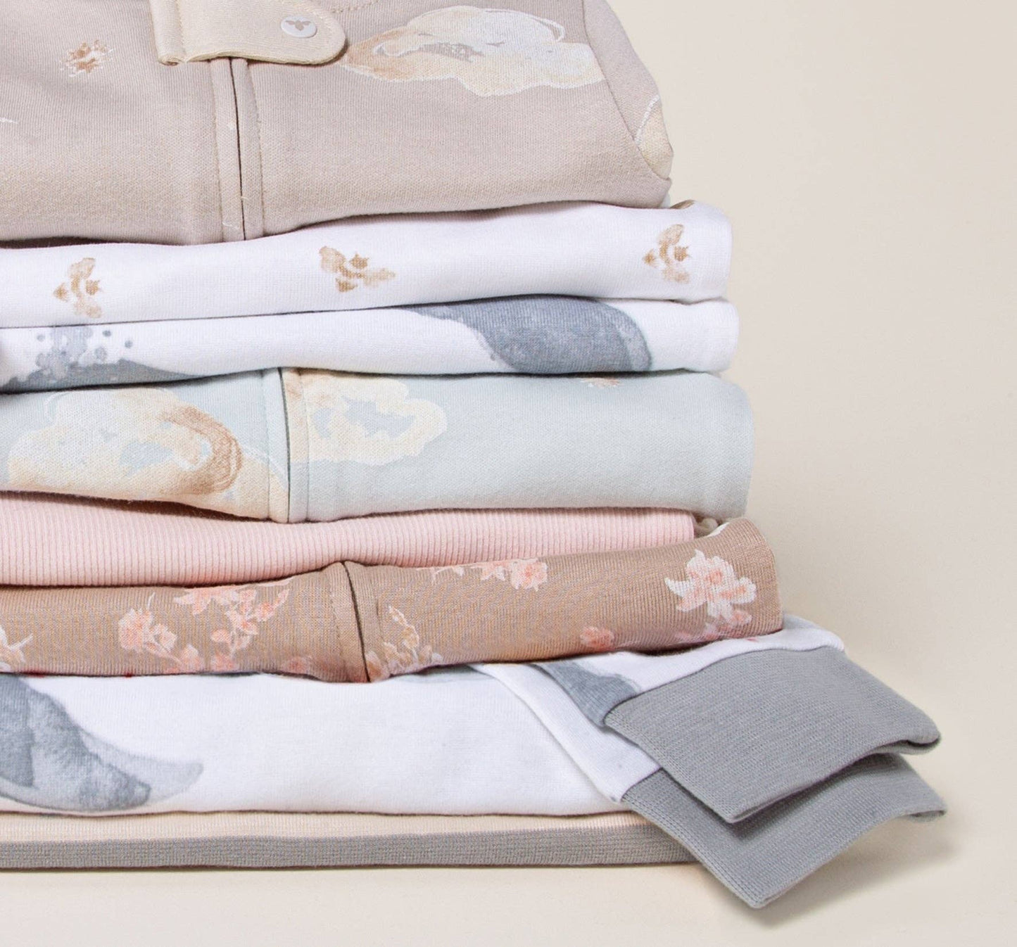 Burt's Bees Baby - Rugby Stripe Organic Cotton Two-Piece Pajamas - Ranunculus