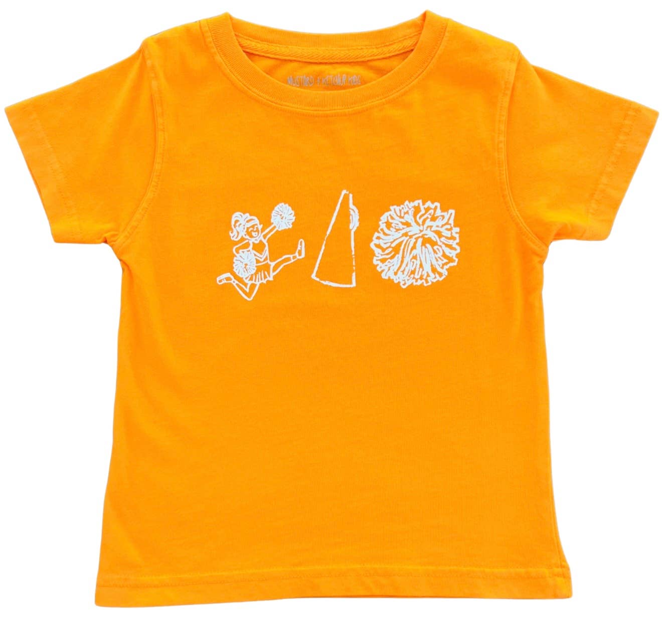 Mustard and Ketchup Kids - Short-Sleeve Orange/White Cheer Trio