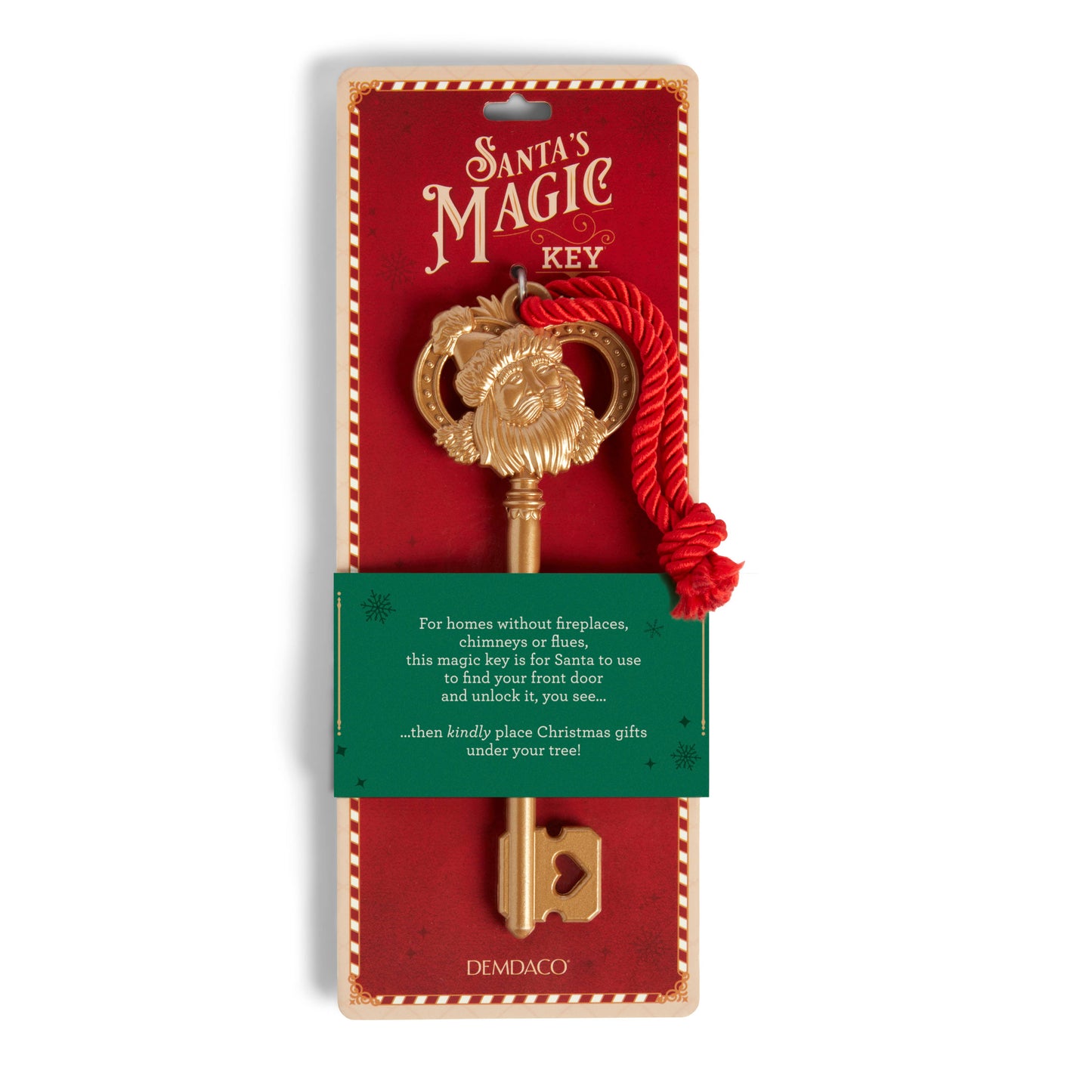 DEMDACO - Santa's Magic Key - 2x6.5in