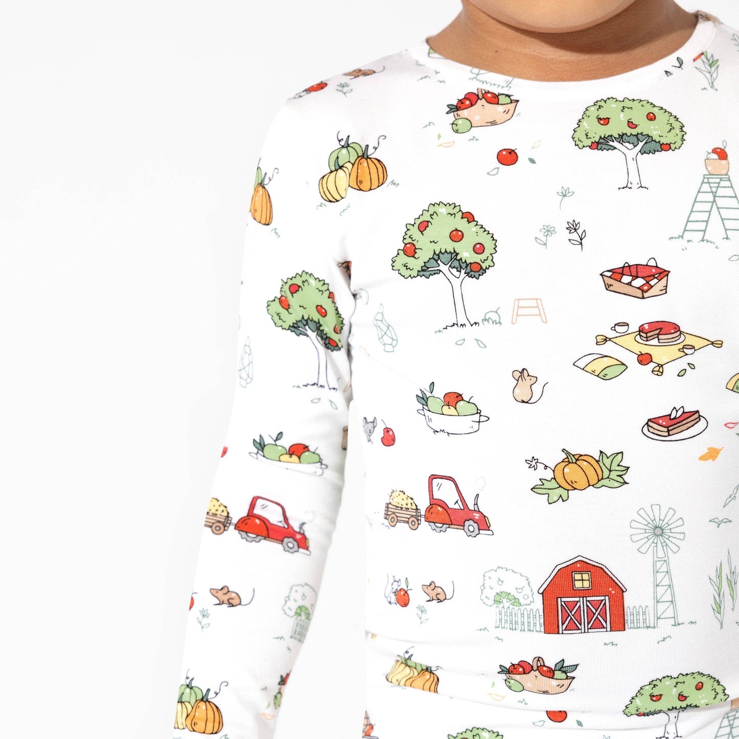 Bellabu Bear - Fall Vibes Bamboo Kids Pajamas