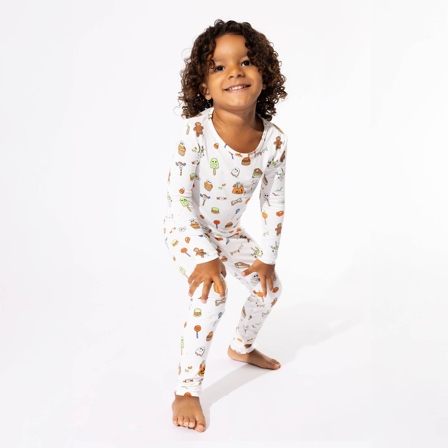 Bellabu Bear - Halloween Treats Bamboo Kids Pajamas