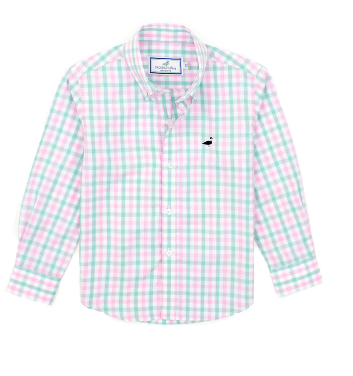 Boys Seasonal Sportshirt Deane Check- Properly Tied