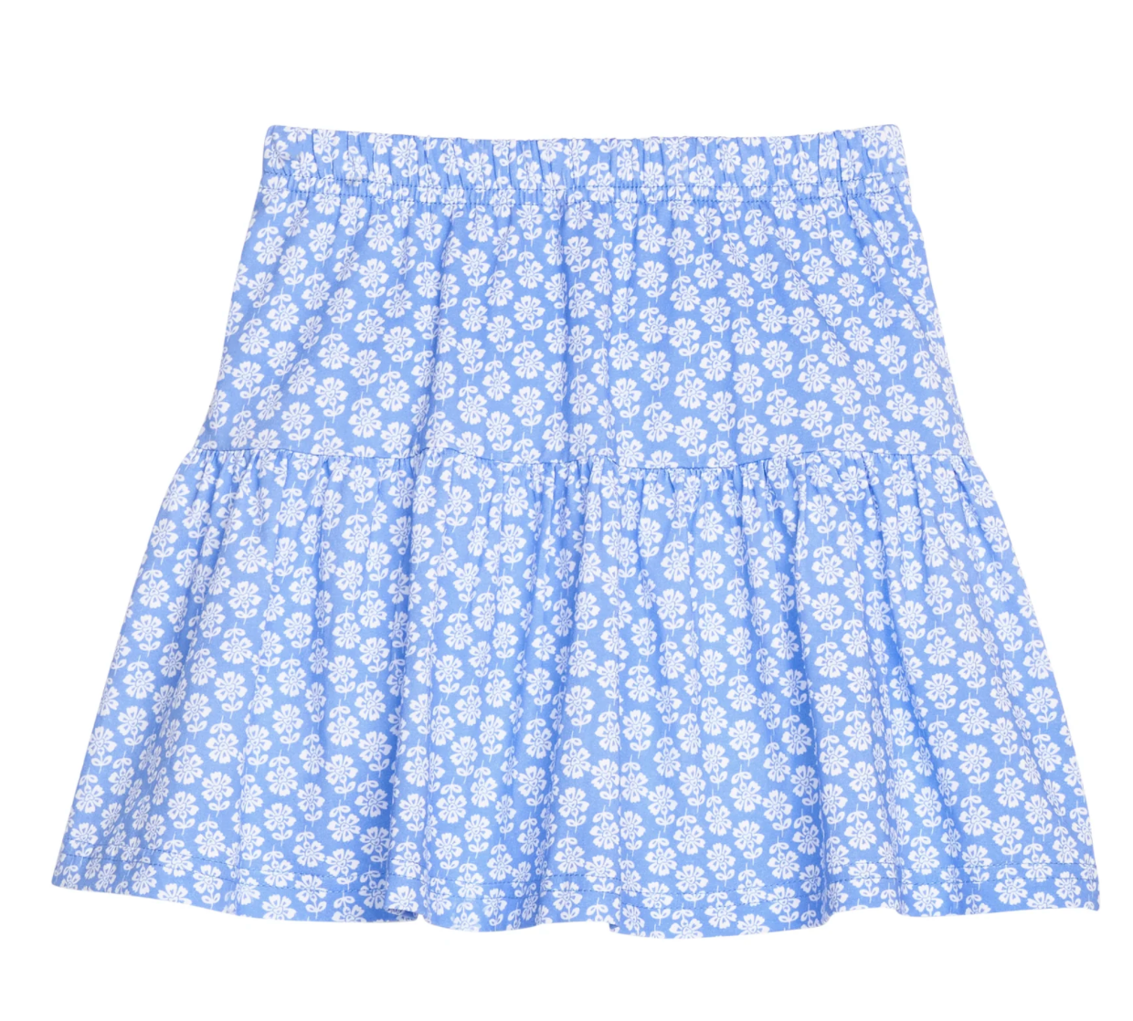 Sally Skort - Periwinkle Block Print - Bisby