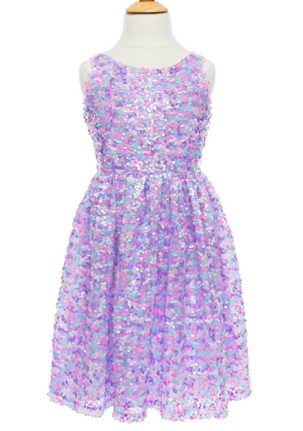 Purple Party Sequins Dress