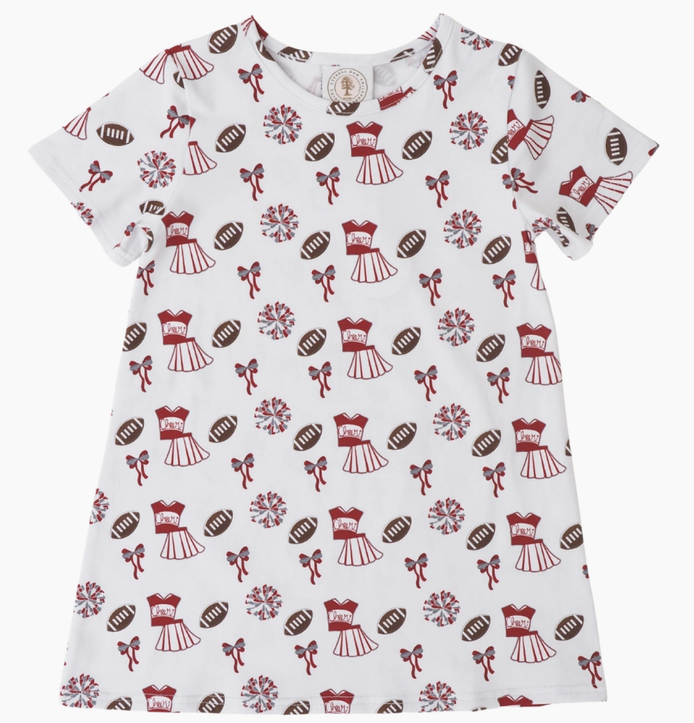 Varsity Dark Red Susie Swing Dress