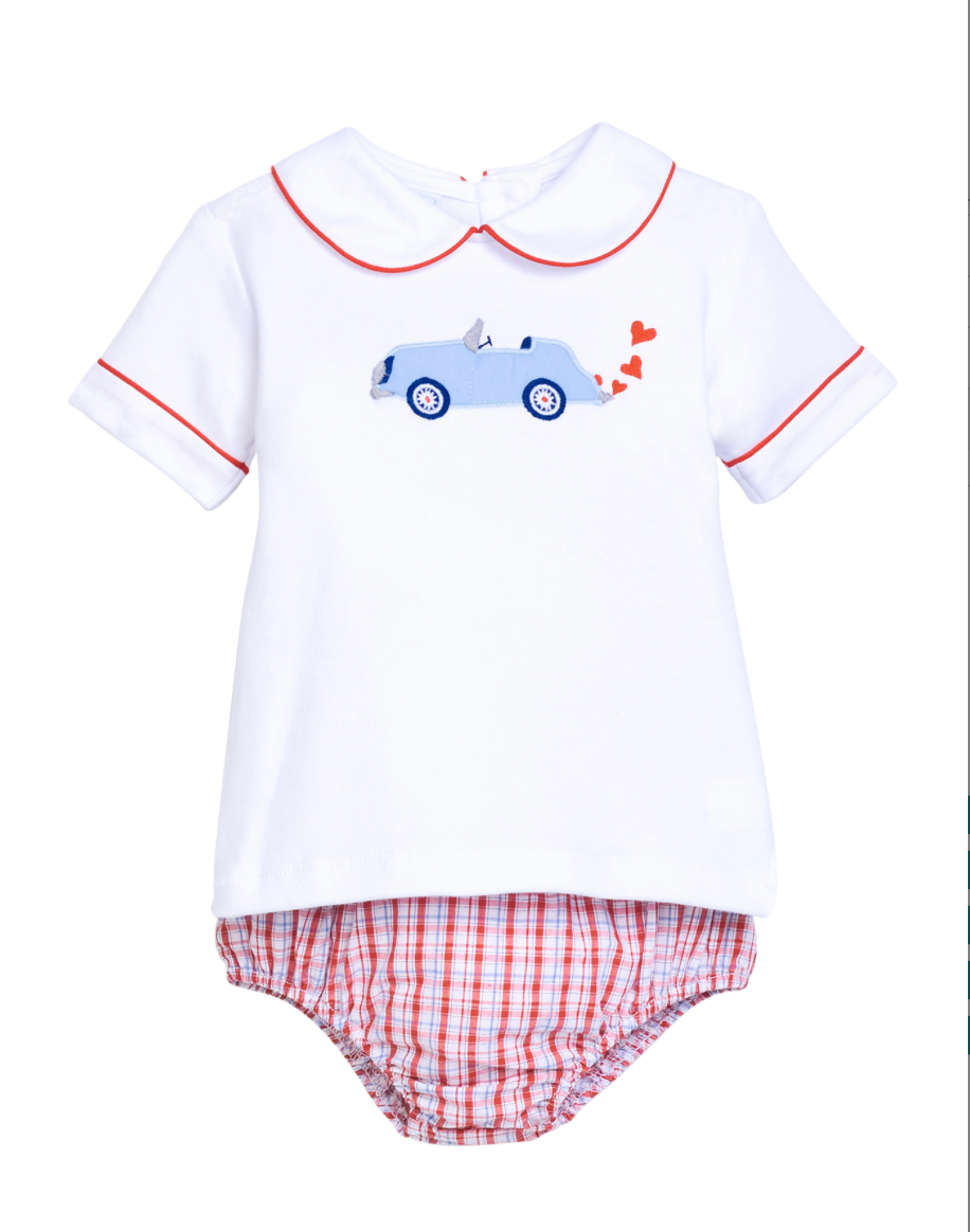 Applique Peter Pan Diaper Set