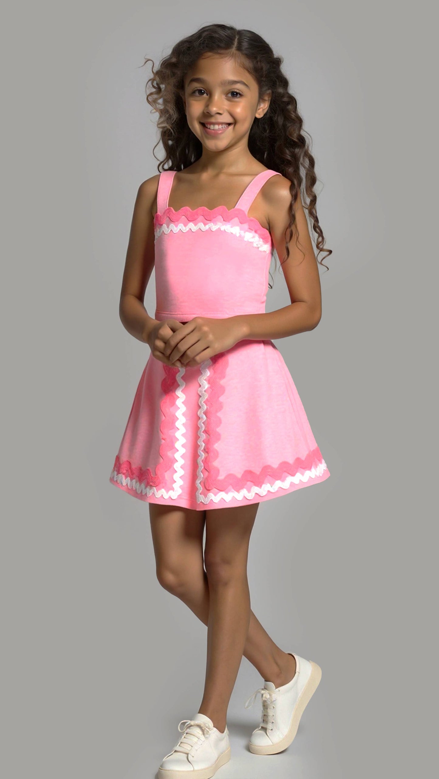 Hannah Banana , Baby Sara - RICK RACK TRIMMED CROP TANK TOP