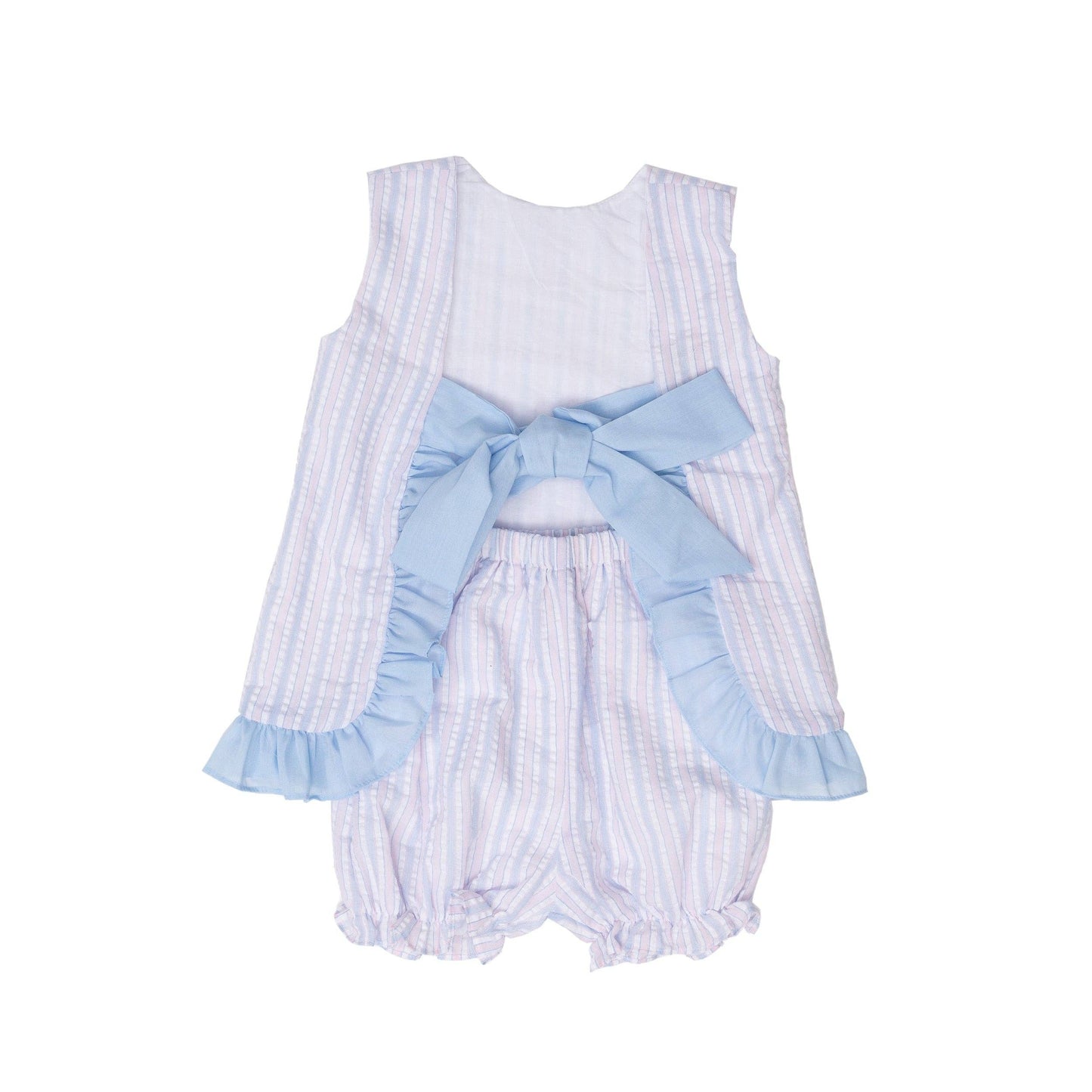 Blakely Pink Striped Child's Bloomer Set