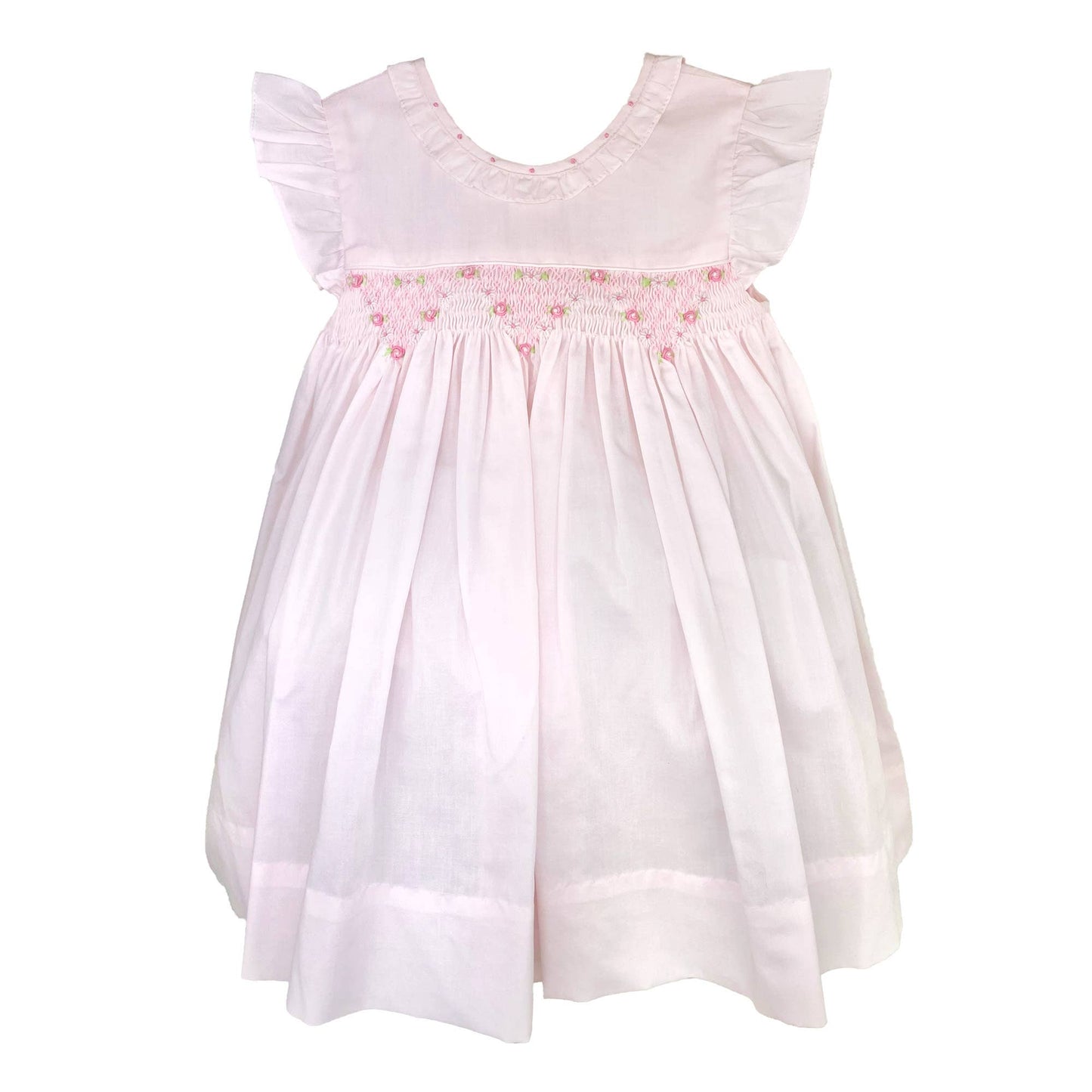 Petit Ami & Zubels - Corded Smocked Heirloom Dress