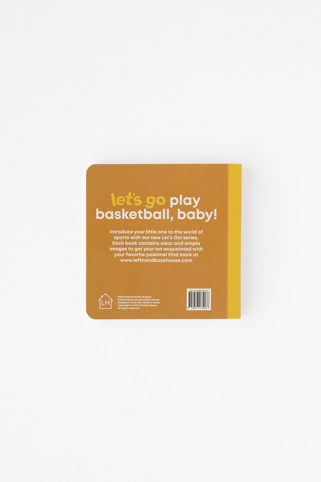 Left Hand Book House - Basketball Baby- Board Book