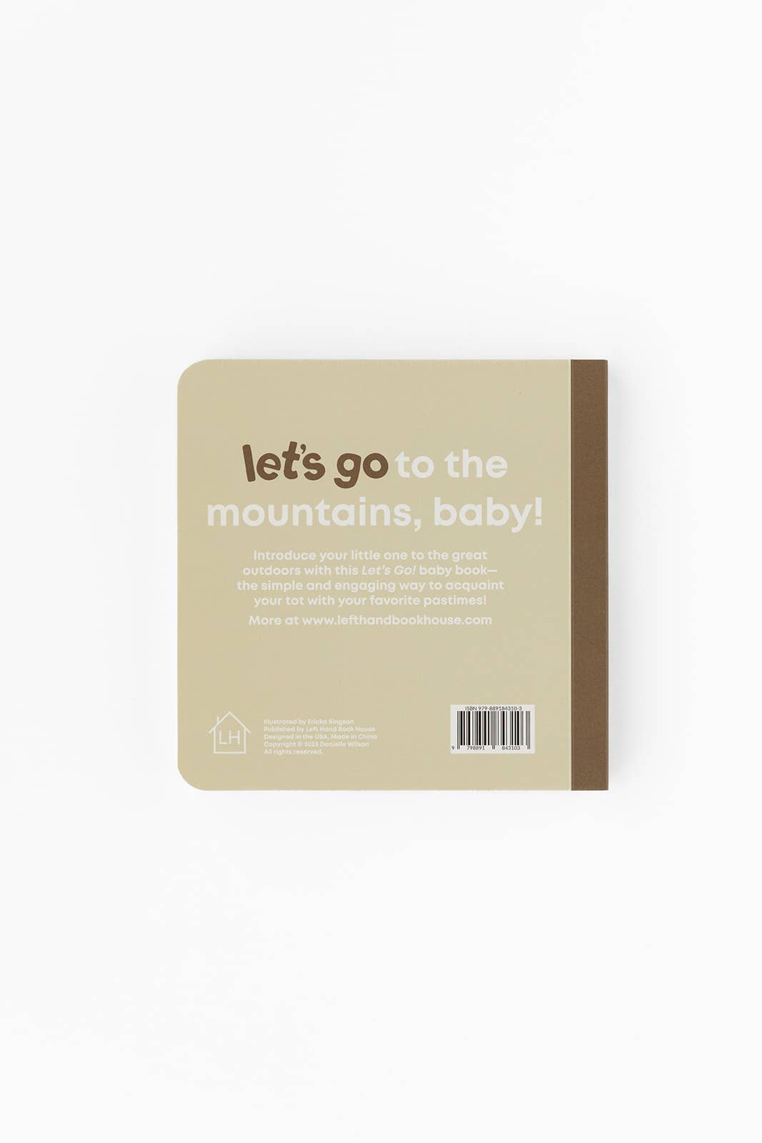 Left Hand Book House - Mountain Baby- Board Book