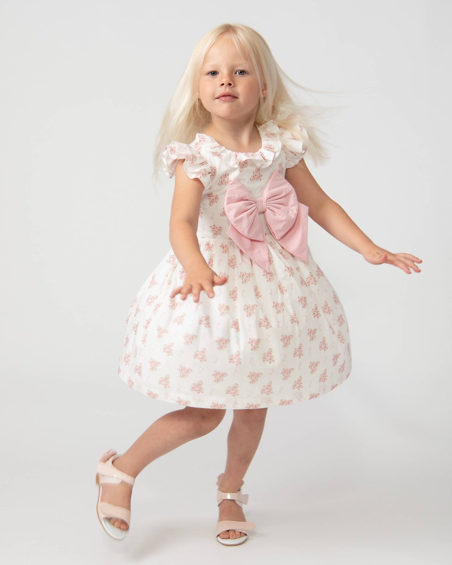 Summer Garden Dress with Bow