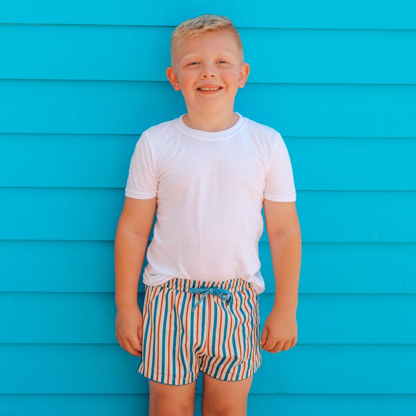 Saint Ida - Americana Stripe Swim Shorts