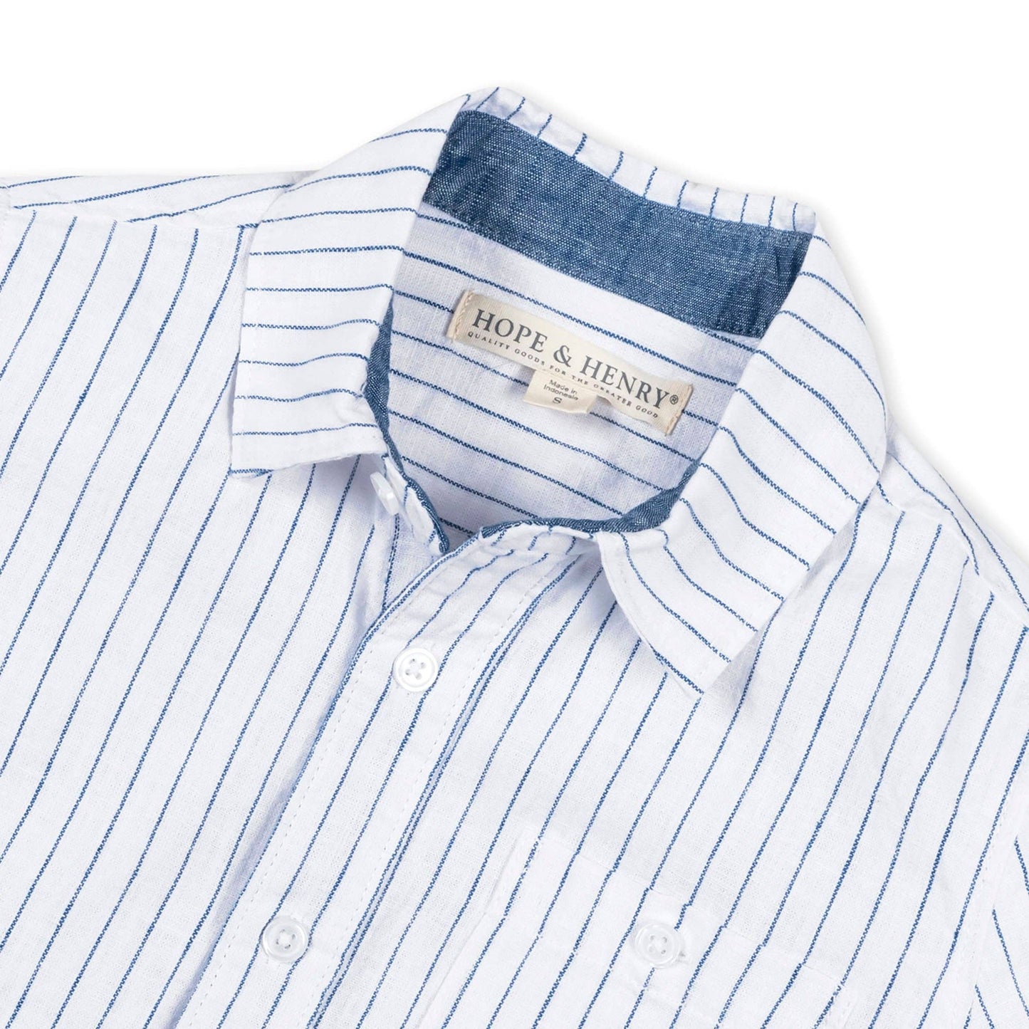 Linen Short Sleeve Button Down Shirt