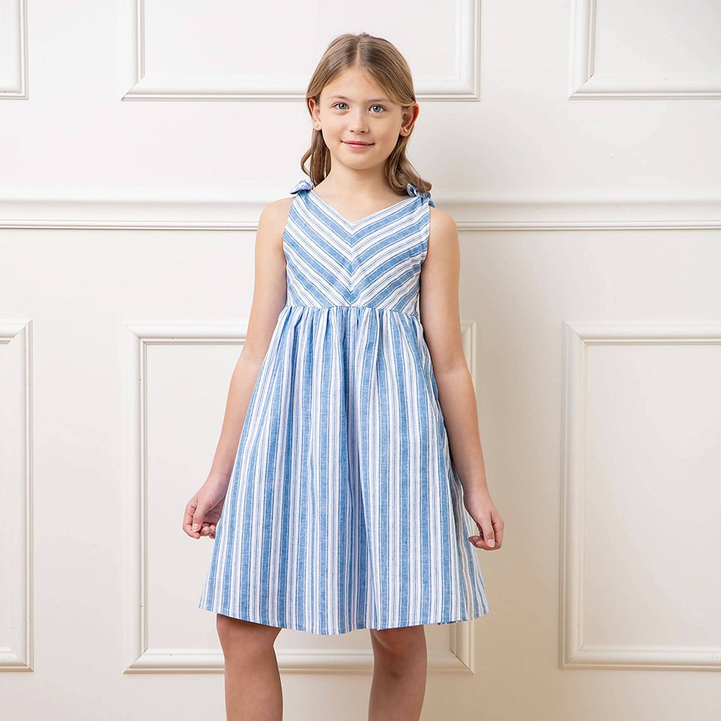 Bow Shoulder Swing Dress
