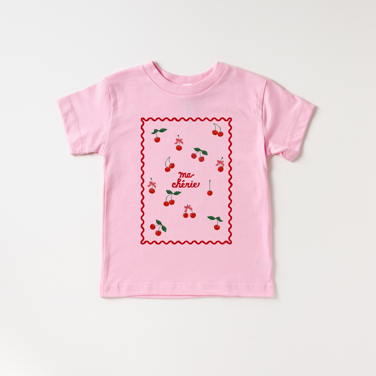 Benny & Ray Apparel - Ma Cherie Cherries and Bows Kids Shirt