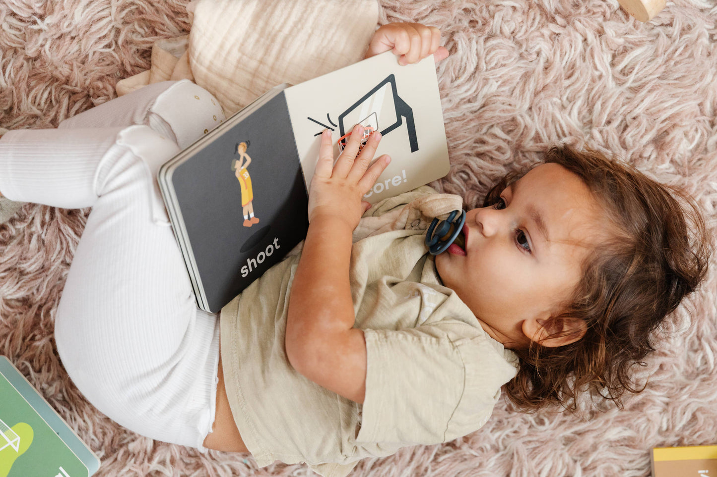 Left Hand Book House - Basketball Baby- Board Book