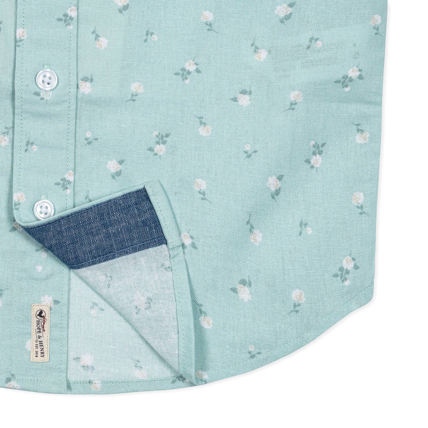 Linen Short Sleeve Button Down Shirt