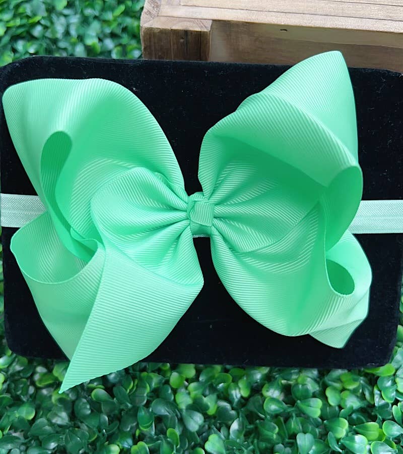6.5"HEADBAND BOW! CHOOSE YOUR FAVORITE COLOR.HB-2024H2